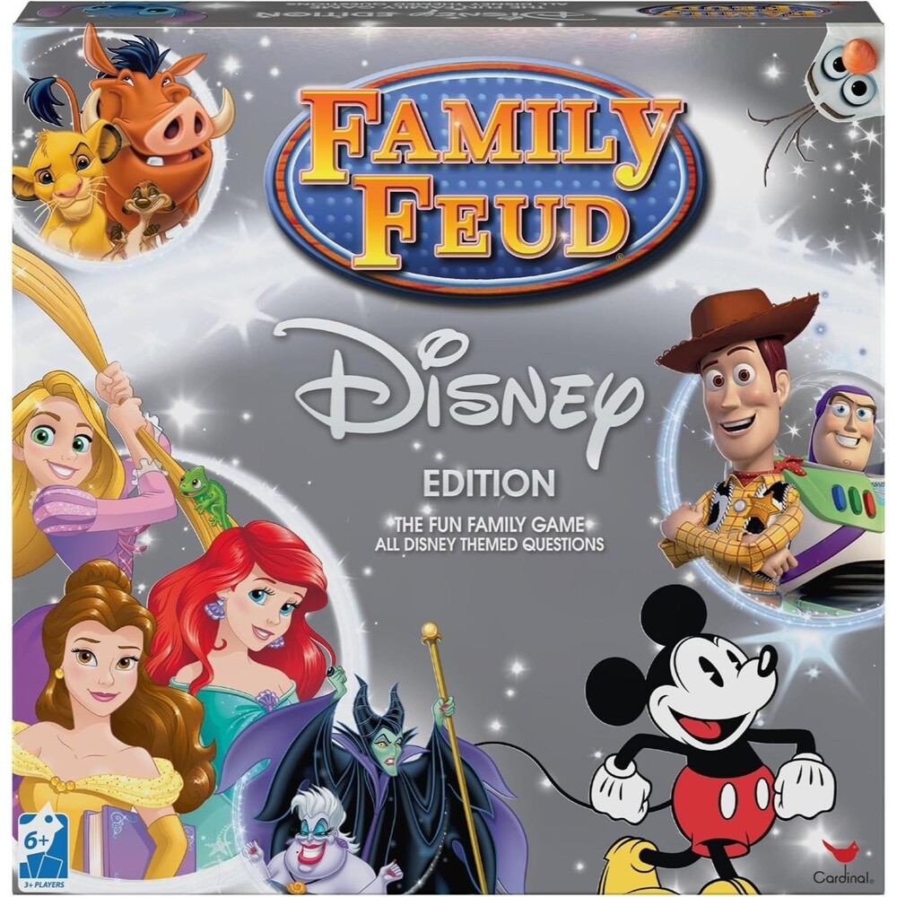 Family Feud Disney Edition Board Game Family Game Cardinal Sealed